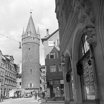 Druselturm Tower at the Old City of Kassel, Germany, 1937, Printed 2021-DYV-1000885