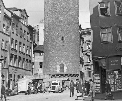 Druselturm Tower at the Old City of Kassel, Germany, 1937, Printed 2021-DYV-1000885