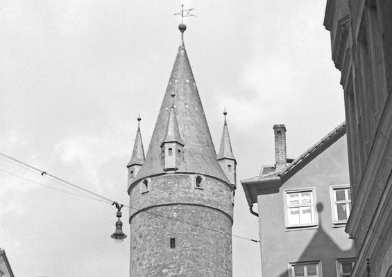 Druselturm Tower at the Old City of Kassel, Germany, 1937, Printed 2021-DYV-1000885