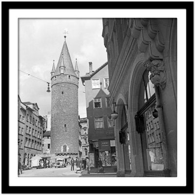 Druselturm Tower at the Old City of Kassel, Germany, 1937, Printed 2021-DYV-1000885