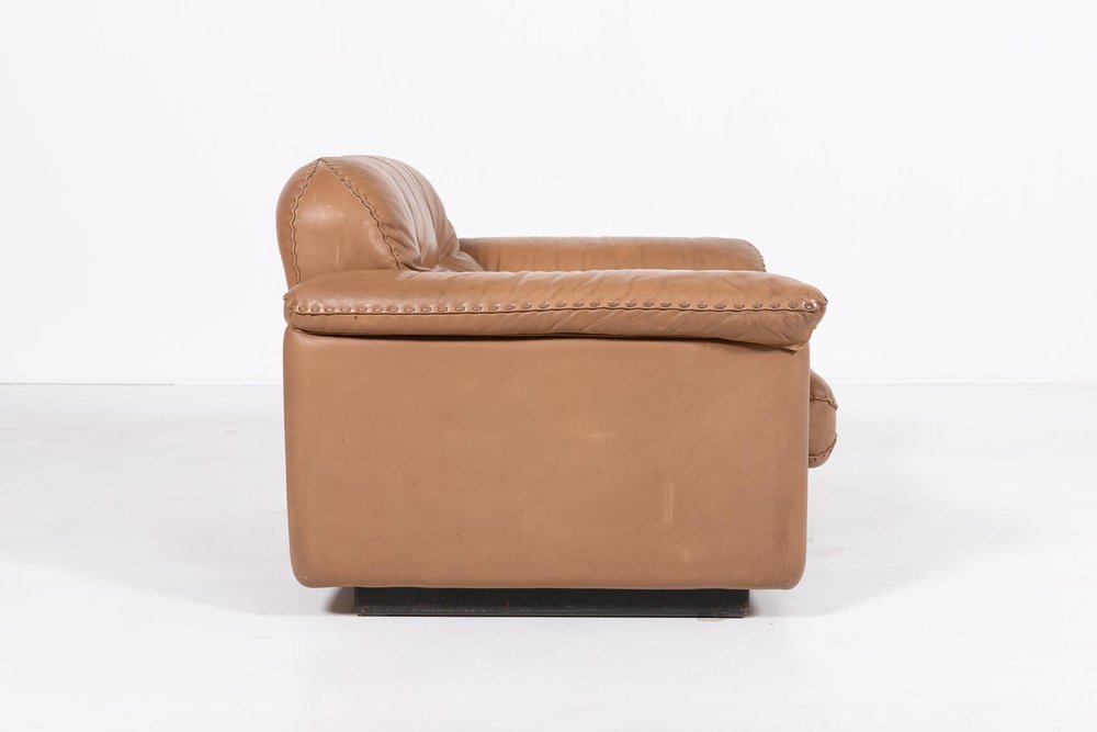 Ds 101 Brown Leather Lounge Chairs from de Sede, 1970s