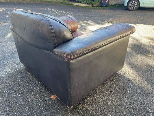 DS 101 Reclining Lounge Chair in Leather from de Sede, 1960s-EBQ-1786279