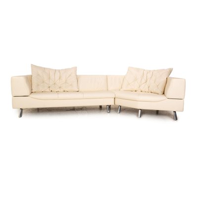 DS 104 Corner Sofa in Cream Leather from de Sede-RQW-1748435