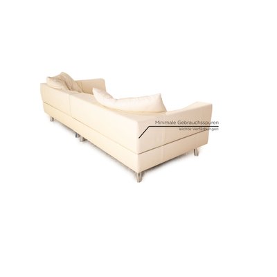 DS 104 Corner Sofa in Cream Leather from de Sede-RQW-1748435