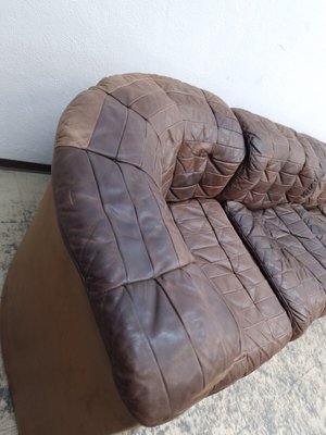 DS 11 Corner Modular Sofa in Brown Leather from de Sede, 1960s, Set of 7-BVM-1765127