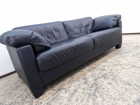 Ds 17 3-Seater Sofa in Blue Leather from de Sede