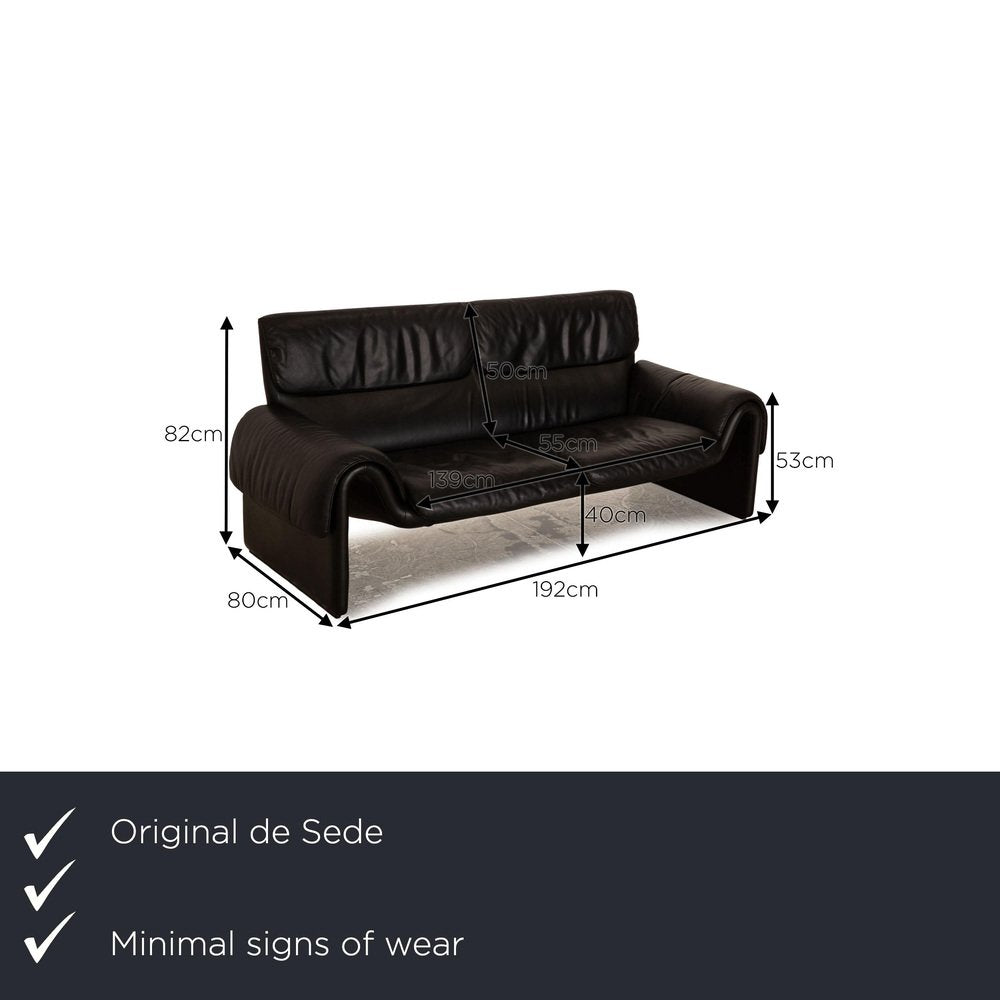 DS 2011 Two-Seater Sofa in Leather from De Sede