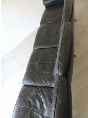 DS-31 4-Seater Lounge Sofa in Leather from de Sede, Switzerland, 1960s-OHY-1791001