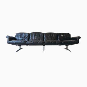 DS-31 4-Seater Lounge Sofa in Leather from de Sede, Switzerland, 1960s-OHY-1791001