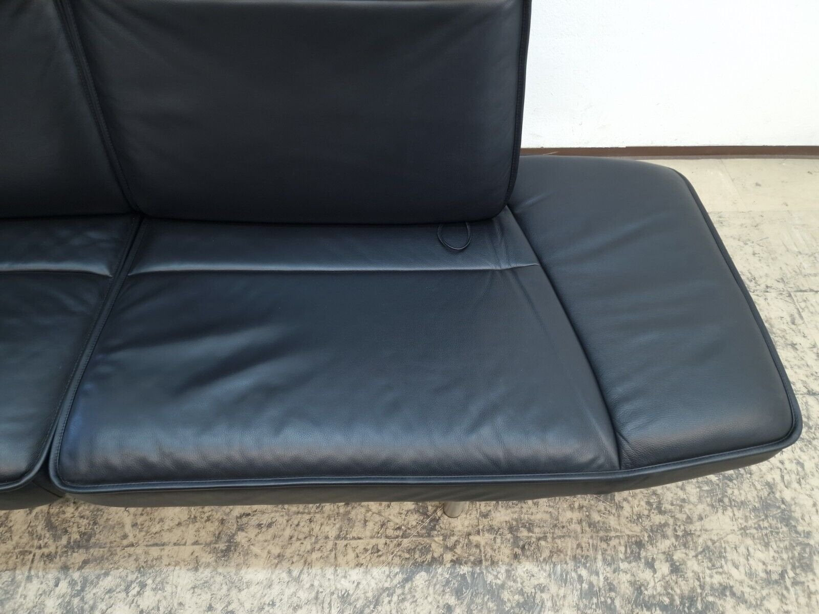 DS 450 Leather Sofa in Black from De Sede, 2008