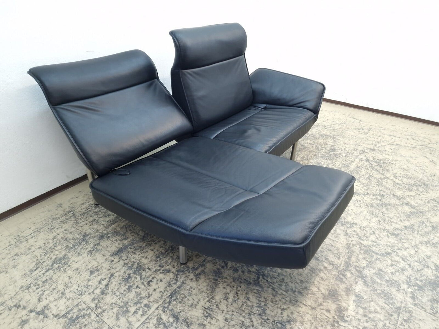 DS 450 Leather Sofa in Black from De Sede, 2008