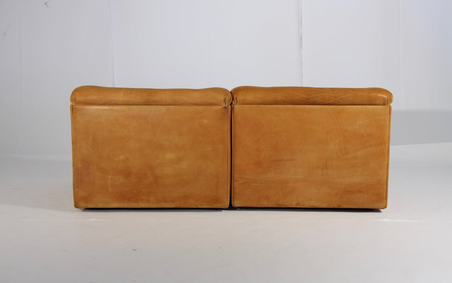 DS-46 Thick Buffalo Leather Lounge Chairs from de Sede, 1970s, Set of 2