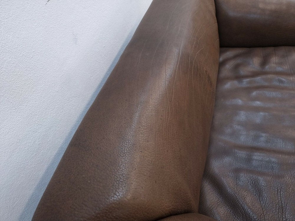 DS 47 2-Seater Sofa in Brown Leather from de Sede, 1970s