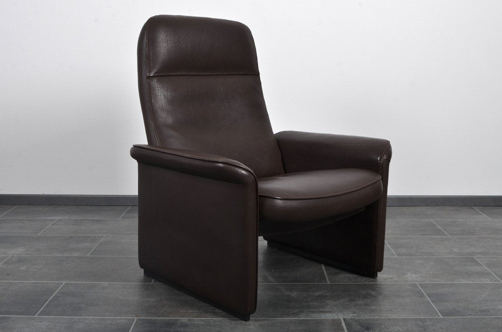 DS-50 Cigar Brown Neck Leather Chair from de Sede-IV-1279326