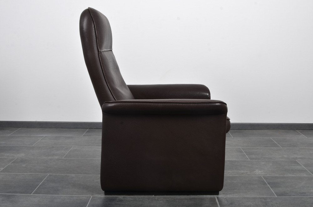 DS-50 Cigar Brown Neck Leather Chair from de Sede