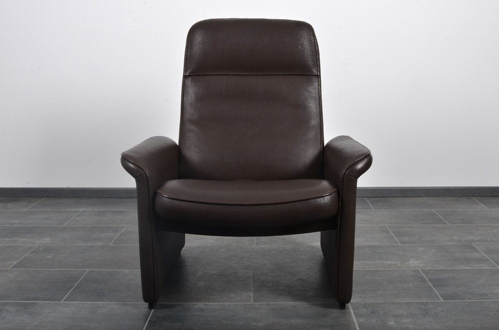 DS-50 Cigar Brown Neck Leather Chair from de Sede-IV-1279326