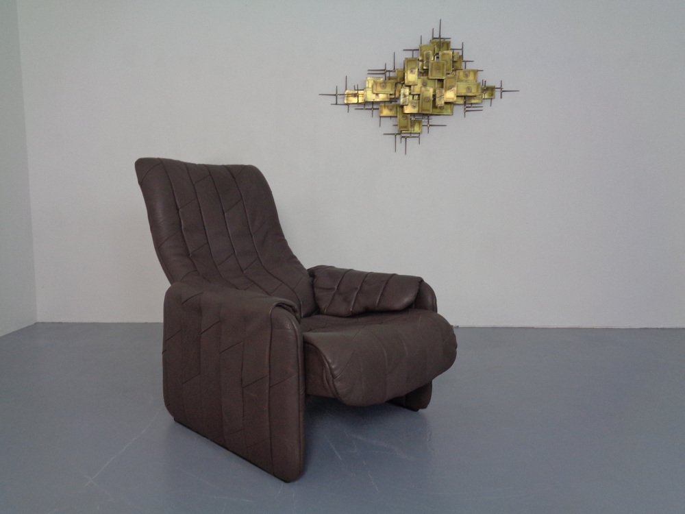 DS 50 Patchwork Buffalo Leather Easy Chair from De Sede, 1970s