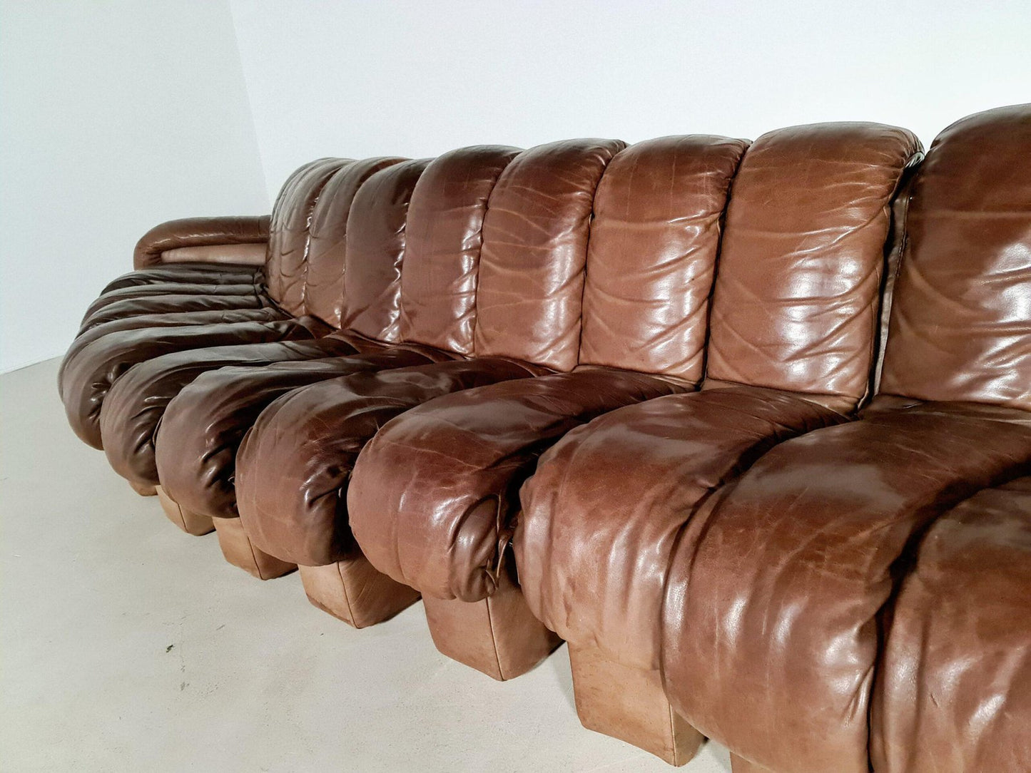 DS-600 Sofa from de Sede, 1970s, Set of 26