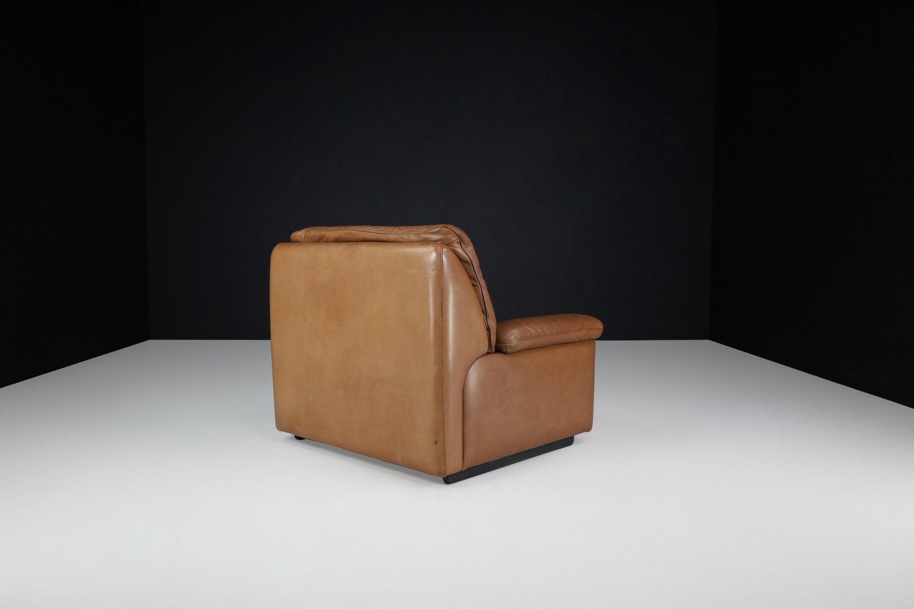 DS 63 Lounge Chair in Patinated Leather from de Sede, 1970s