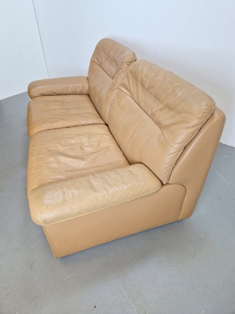 DS 66 Leather 2-Seater Sofa by Carl Larsson for de Sede, 1970s