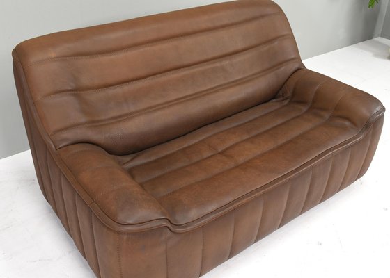 DS-84 2-Seater Sofa in Tan Buffalo Leather from de Sede, Switzerland, 1970s-TE-1721178