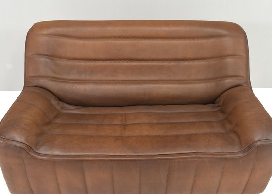 DS-84 2-Seater Sofa in Tan Buffalo Leather from de Sede, Switzerland, 1970s-TE-1721178