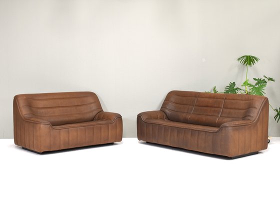 DS-84 2-Seater Sofa in Tan Buffalo Leather from de Sede, Switzerland, 1970s-TE-1721178