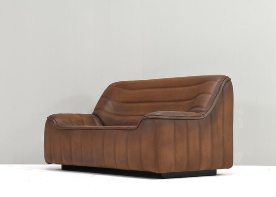 DS-84 2-Seater Sofa in Tan Buffalo Leather from de Sede, Switzerland, 1970s-TE-1721178