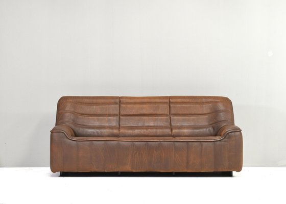 DS-84 3-Seater Sofa in Tan Buffalo Leather from de Sede, Switzerland, 1970s-TE-1721179