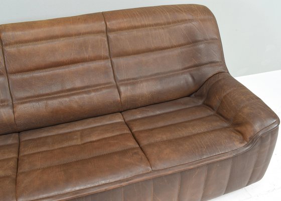 DS-84 3-Seater Sofa in Tan Buffalo Leather from de Sede, Switzerland, 1970s-TE-1721179