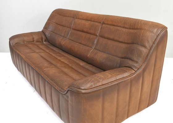 DS-84 Living Room Set in Tan Buffalo Leather from de Sede, Switzerland, 1970s, Set of 3-TE-1721176