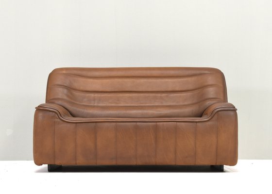 DS-84 Living Room Set in Tan Buffalo Leather from de Sede, Switzerland, 1970s, Set of 3-TE-1721176