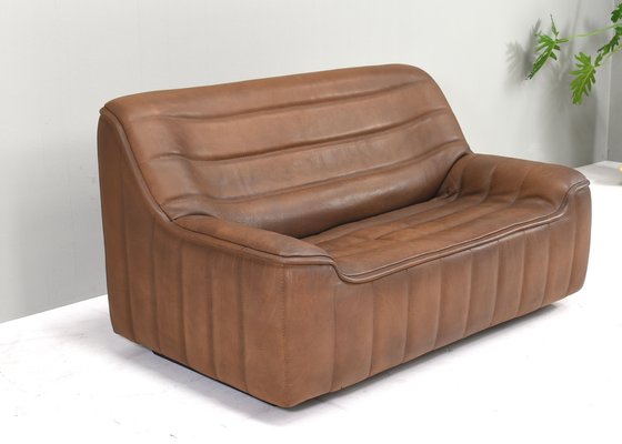 DS-84 Living Room Set in Tan Buffalo Leather from de Sede, Switzerland, 1970s, Set of 3-TE-1721176