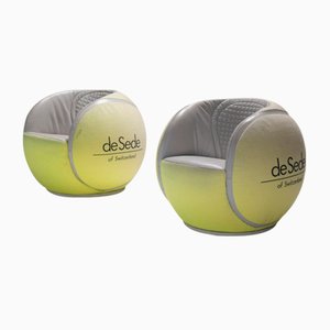 Ds 9100/01 Tennis Ball Chairs by de Sede Swiss for Wta Zurich Open, 1985, Set of 2-ZXL-1726329