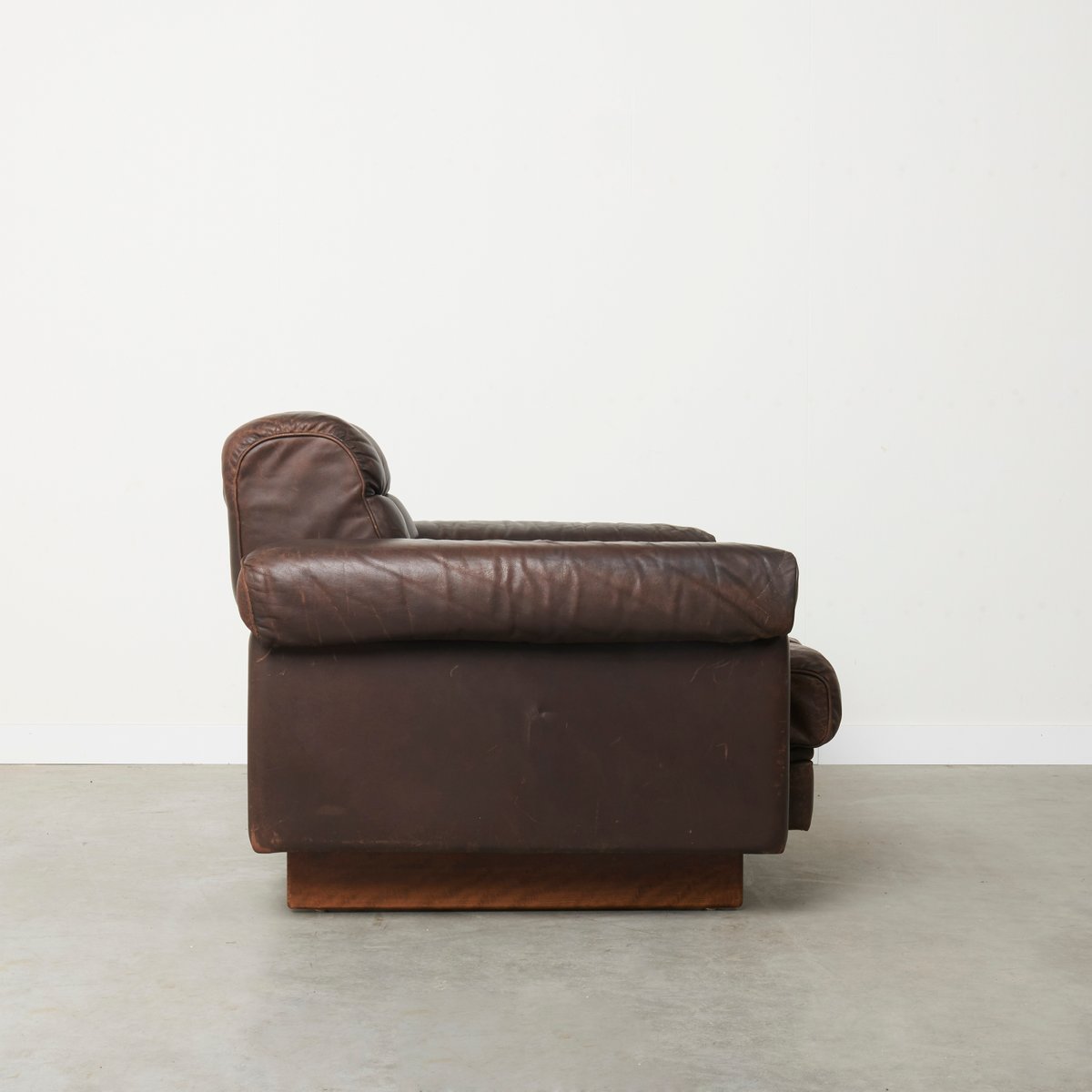 DS-P Armchair in Leather by Robert Haussmann for De Sede, 1970s