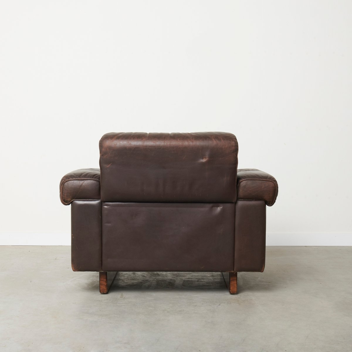 DS-P Armchair in Leather by Robert Haussmann for De Sede, 1970s