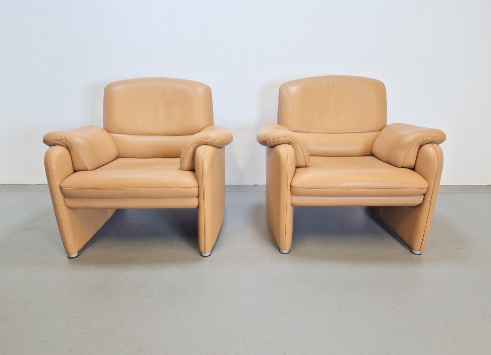 DS320 Armchairs in Leather from de Sede, 1990s, Set of 2