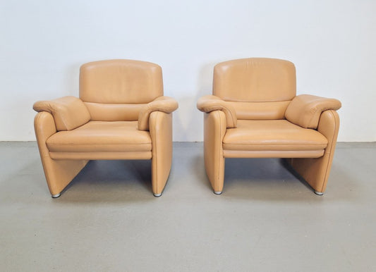 DS320 Armchairs in Leather from de Sede, 1990s, Set of 2