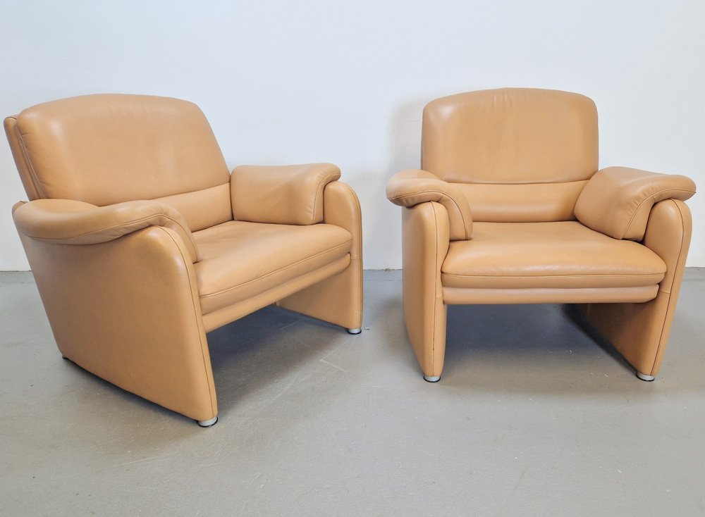 DS320 Armchairs in Leather from de Sede, 1990s, Set of 2