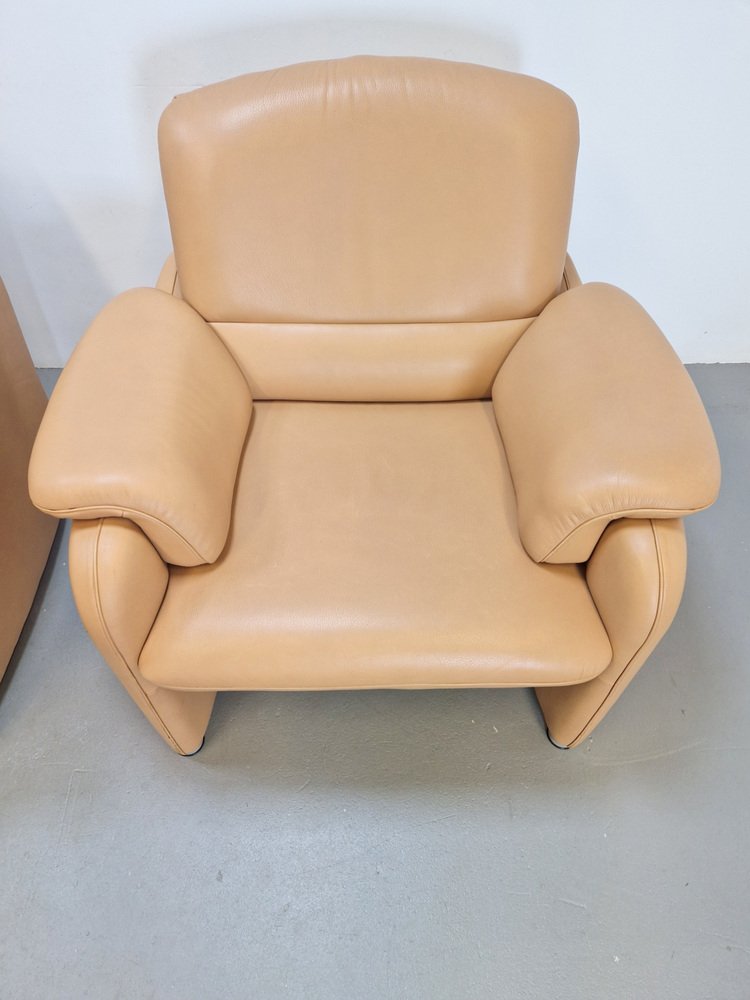 DS320 Armchairs in Leather from de Sede, 1990s, Set of 2