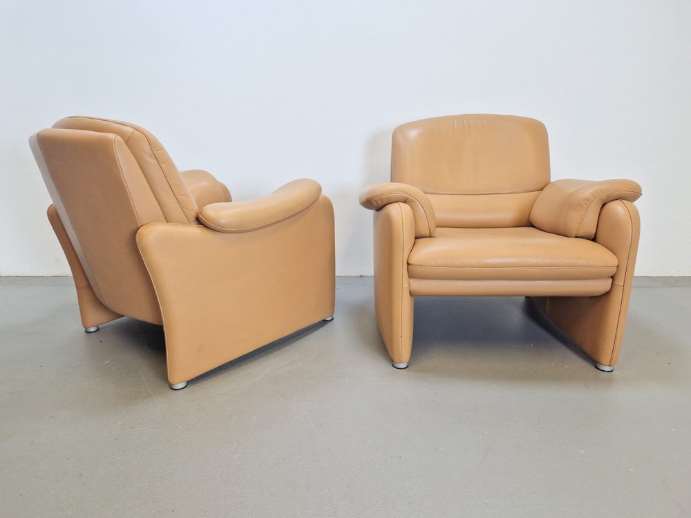 DS320 Armchairs in Leather from de Sede, 1990s, Set of 2