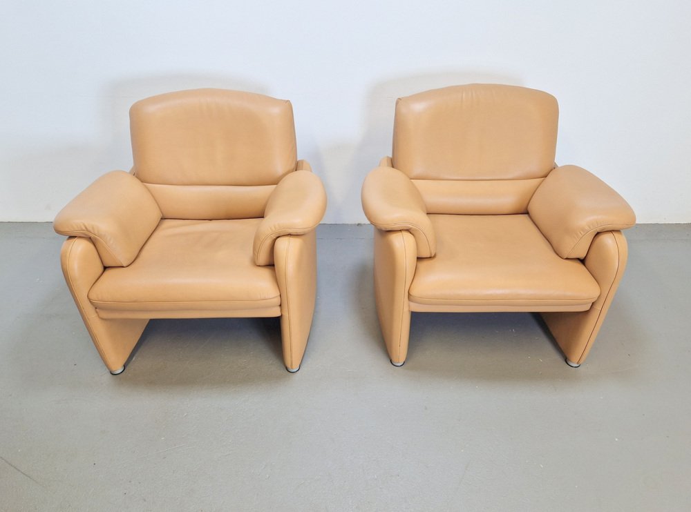 DS320 Armchairs in Leather from de Sede, 1990s, Set of 2