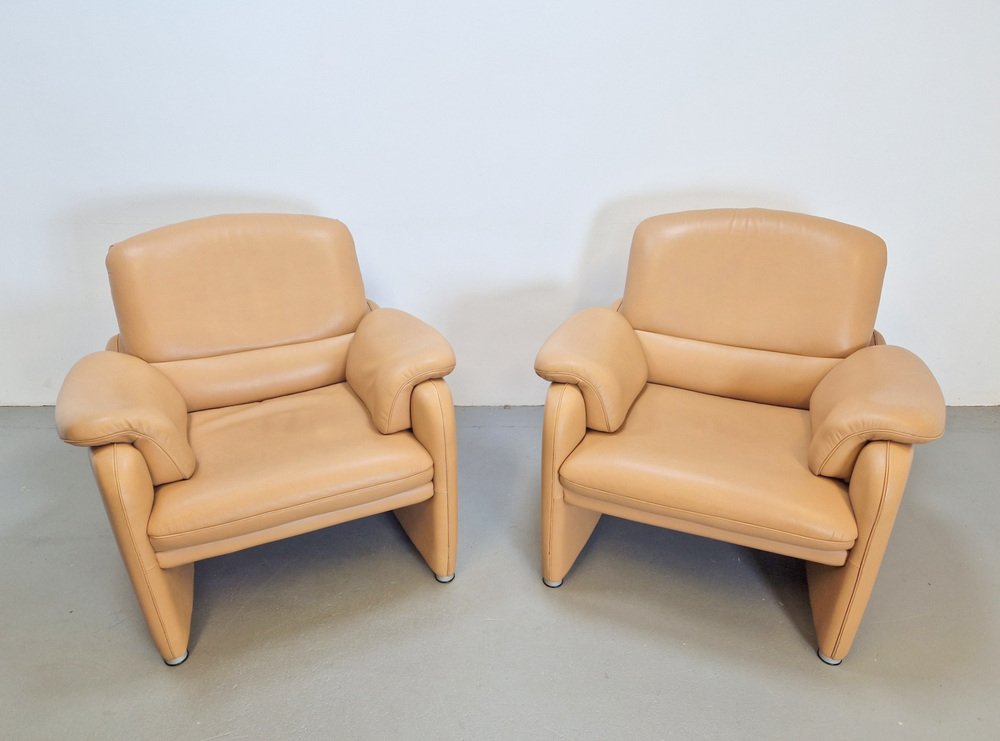 DS320 Armchairs in Leather from de Sede, 1990s, Set of 2