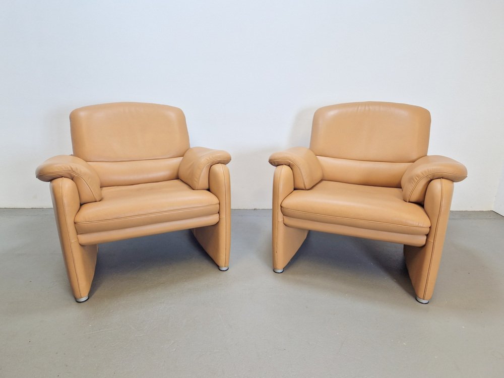 DS320 Armchairs in Leather from de Sede, 1990s, Set of 2