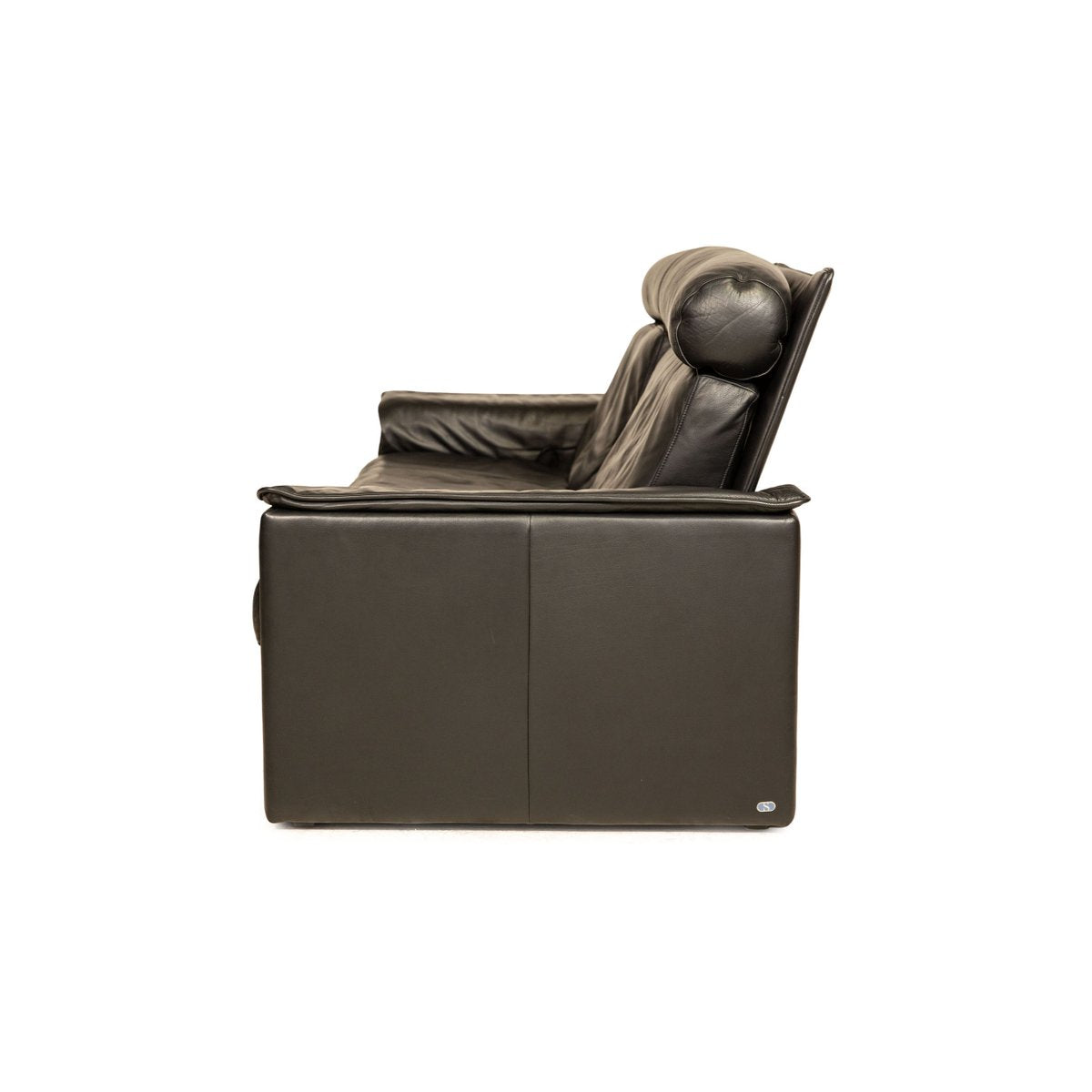 DS331 3-Seater Sofa in Black Leather from de Sede