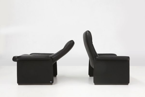 Ds50 Lounge Chair in Black Leather from de Sede, Switzerland, 1980s-YSY-2012613