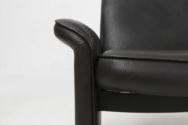 Ds50 Lounge Chair in Black Leather from de Sede, Switzerland, 1980s-YSY-2012613