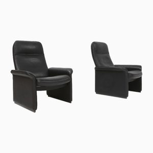 Ds50 Lounge Chair in Black Leather from de Sede, Switzerland, 1980s-YSY-2012613