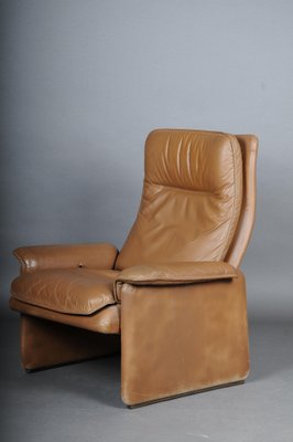 DS50 Lounge Chair & Ottoman in Leather from de Sede, Switzerland, 1970s, Set of 2-FLW-1402019