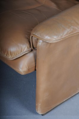 DS50 Lounge Chair & Ottoman in Leather from de Sede, Switzerland, 1970s, Set of 2-FLW-1402019